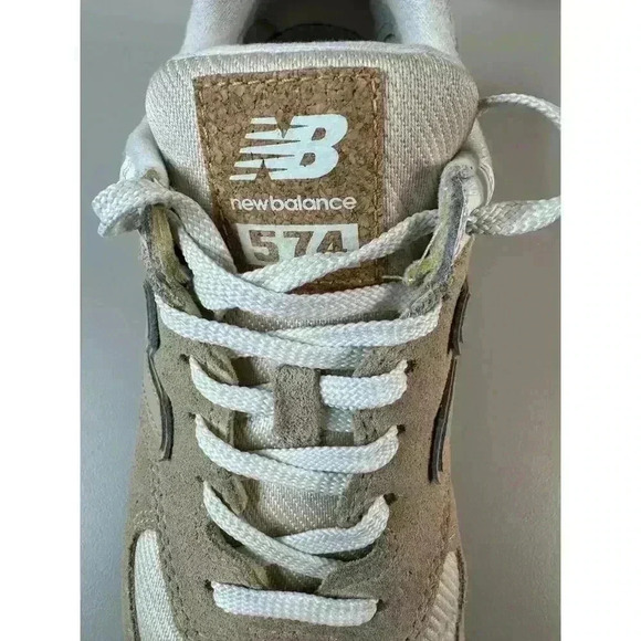 New Balance 574 Incense / Angora ML574AA2 Men’s Size 7.5 MFG 2021 Suede ENCAP - Picture 10 of 15